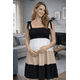 thumbnail image 2 of Vestido de Maternidad Casual poliéster Frescura Almacenes Mario Color Negro Talla Unitalla, 2 of 2