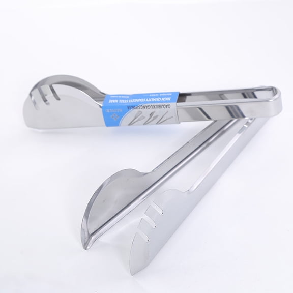 Masteelf 9Inch Multifunctional Stainless Steel Barbecue Clip BBQ Tong Fried Steak Pie Pizza Bread Meat Clamp Cooking Tool