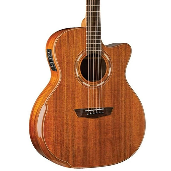 Washburn 6 String Acoustic-Electric Guitar, Natural WCG55CE-O