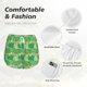 thumbnail image 4 of Balery Crocodile And Bush Pantalones cortos deportivos para mujer con forro y dos bolsillos, elásticos, para entrenamiento, gimnasio, yoga-Small, 4 of 7
