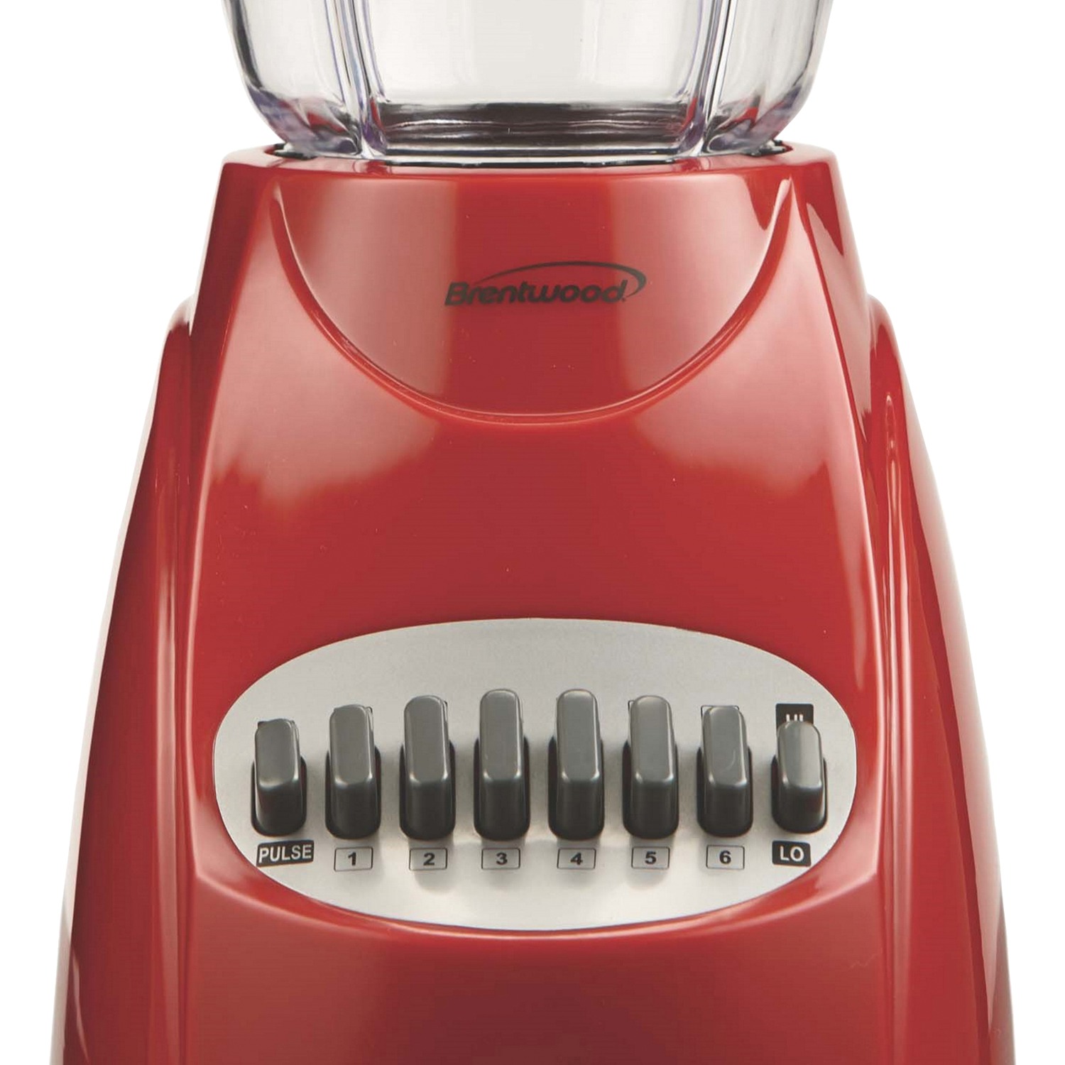 Brentwood Appliances Jb-220r 50-ounce 12-speed + Pulse Electric Blender with Plastic Jar (red) - image 5 of 12