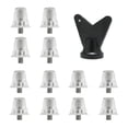 thumbnail image 2 of Almencla 12 Pieces Football Boot Spike Accessories for Indoor Outdoor Sports Training 13mm 15mm, 2 of 8