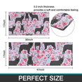 thumbnail image 7 of French Bulldog and Flower Kitchen Rugs Sets Of 2,Anti Fatigue Kitchen Mat Rugs Non Slip Washable,Decorative Kitchen Floor Mats for Kitchen,Sink,Laundry,17"x30"+17"x47", 7 of 7