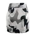 thumbnail image 3 of Whlbf Shorts for Women Plus Size Clearance under $5,Womens Fake Two-piece Leggings Camouflage Sports Tight Yoga Shorts Skirt, 3 of 4