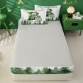 thumbnail image 4 of meiyoeat Happy Camping Zipper Twin Comforter Sets with Fitted Sheet and 2 Pillowcases For Boys,Initial Letter B Zipper Bedding Set,Light Gray Reversible,4-Piece, 4 of 7