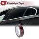 thumbnail image 3 of Cinta de rayas Unique Bargains 2.5x900cm Textura Forjada Rayas de Coche Calcomanías de Rayas para Coche, Motocicleta y Carreras de Barcos Stickers DIY Tono Rojo Plateado 1 Pc, 3 of 7