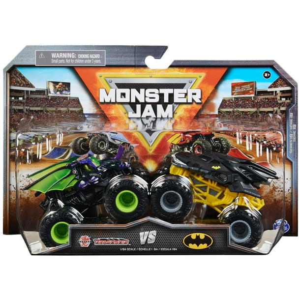 Monster Trucks de juguete Monster Jam Bakugan Dragonoid contra Batman