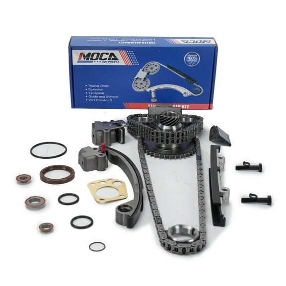 MOCA AUTOPARTS Timing Chain Kit Fit for 1991-1999 Nissan 240SX 2.4L KA24DE