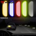 thumbnail image 2 of myron 4 pegatinas traseras para puerta de coche, cinta reflectante de seguridad automática, universal, 4 unidades, signo abierto, marca de advertencia, multicolor, 2 of 4