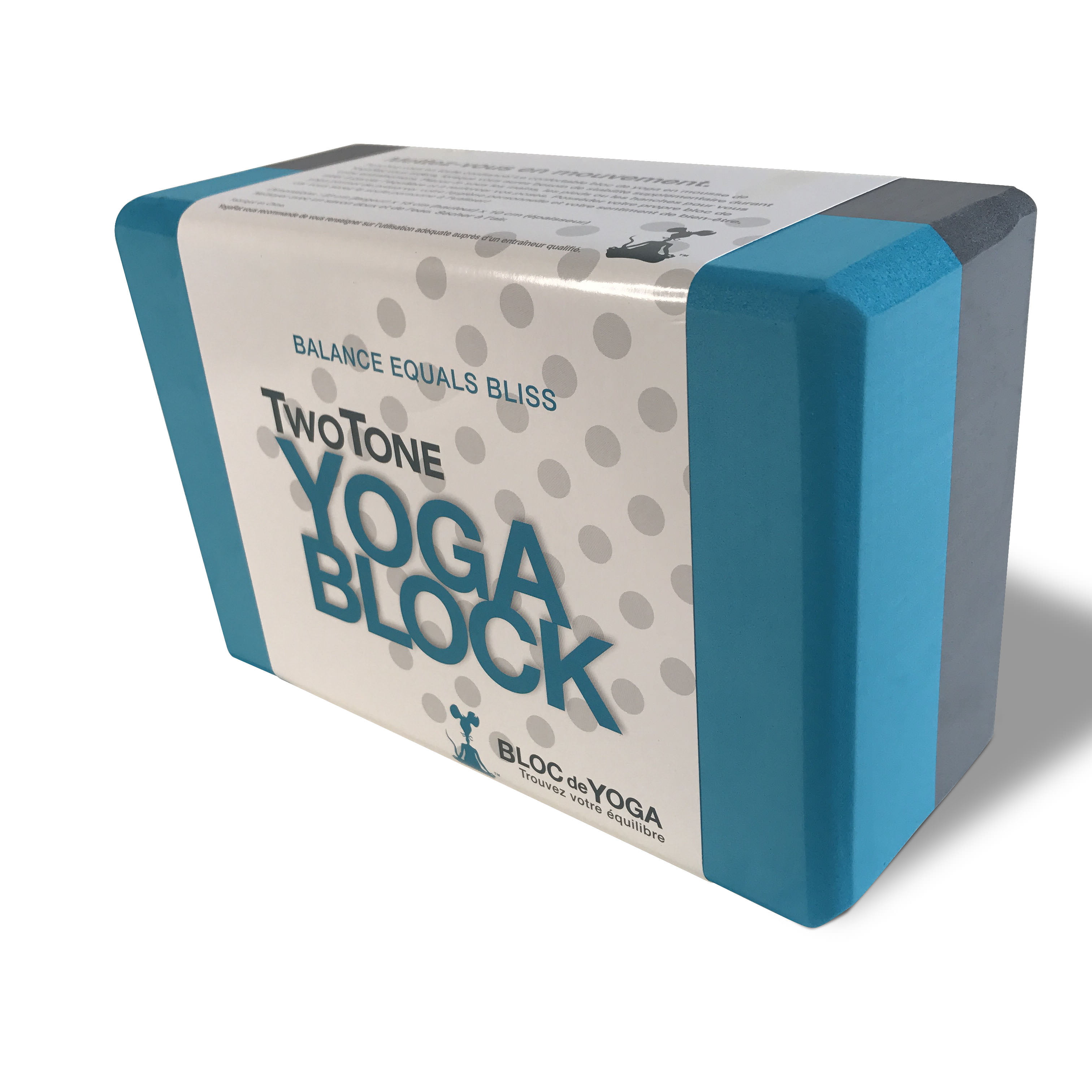 Yoga Block and Yoga Strap Sets 9 x 6 x 4 YogaRat Yoga Blocks: Two Block Sets Lightweight High Density EVA Closed Cell Foam 