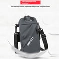 thumbnail image 2 of Sonducket Soporte para teléfono cruzado ajustable de nailon para un estilo de vida activo: manténgase manos libres mientras viaja Bolsas de mensajero y de hombro Negro impermeable, 2 of 6