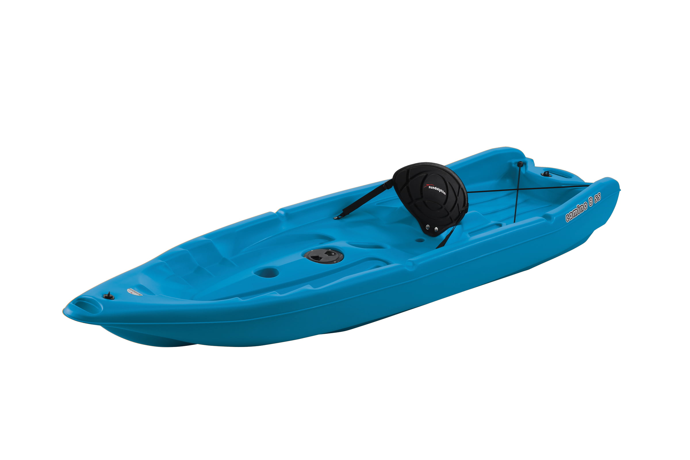 Sun Dolphin Camino 8 Sit-on-top Recreational Kayak - Red, Paddle Included