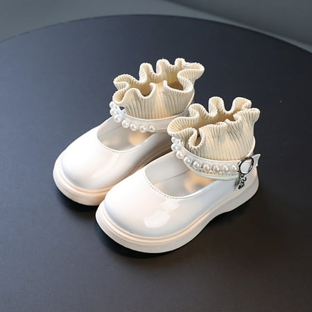 

Gubotare Baby Booties Baby Boys Girls Cozy Booties Stay on Slippers Non Slip Soft Gripper Sock Shoes Toddler First Walker Crib Birthday Beige 2-2.5Years