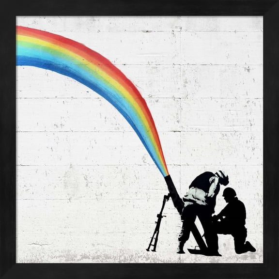 Color Soldiers by Masterfunk Collective, Framed Wall Art, 13.25W x 13.25H