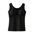 thumbnail image 2 of Abomasnow Tank Top with Built in Bra Cup for Women Casual Wide Strap Sleevless Layer Camisole Yoga Top Pack L-4XL, 2 of 3