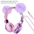 thumbnail image 1 of serony Children Headset Cartoon Wired 3.5mm Kids Headphone Plastic Adjustable Headphone for Phone Computer, 1 of 8