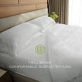 thumbnail image 5 of Cariloha Comfy Twill Classic Pillowcase Viscose from Bamboo King 2-Piece Set White, 5 of 6