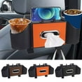 thumbnail image 2 of Soumake Multifunctional Car Seat Back Storage Box Car Tissue Organizer Extra-large Storage Space Back Seat Organizer for Family And Travelers, 2 of 8