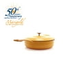 thumbnail image 3 of Chantal Enameled Cast Iron Cookware, 4 quart Saute Skillet, Marigold, 3 of 8
