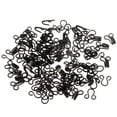 thumbnail image 3 of 100 Juegos de Ganchos Y Ojos de Metal Sujetadores de Sujetador Lencería Suministros de Costura de Disfraces Macarena Cierres de gancho y ojo de metal, 3 of 6