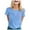 Sky Blue, variant on TSADFHJI White Tshirt Women Crewneck Women's Cancer Printed T Shirt International Publicity Moon Short Sleeved Shirt Xxxxl