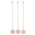 thumbnail image 1 of Paquete de 3 uds agitadores de bebidas de café de acero inoxidable bebida Swizzle Stick cobre Zulema Cocktail Swizzle Sticks, 1 of 7