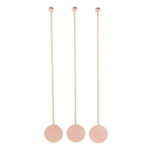 Stir Sticks Swizzle Sticks Cocktail Stirrer Accesorios Cobre cobre perfke Cocktail Swizzle Sticks