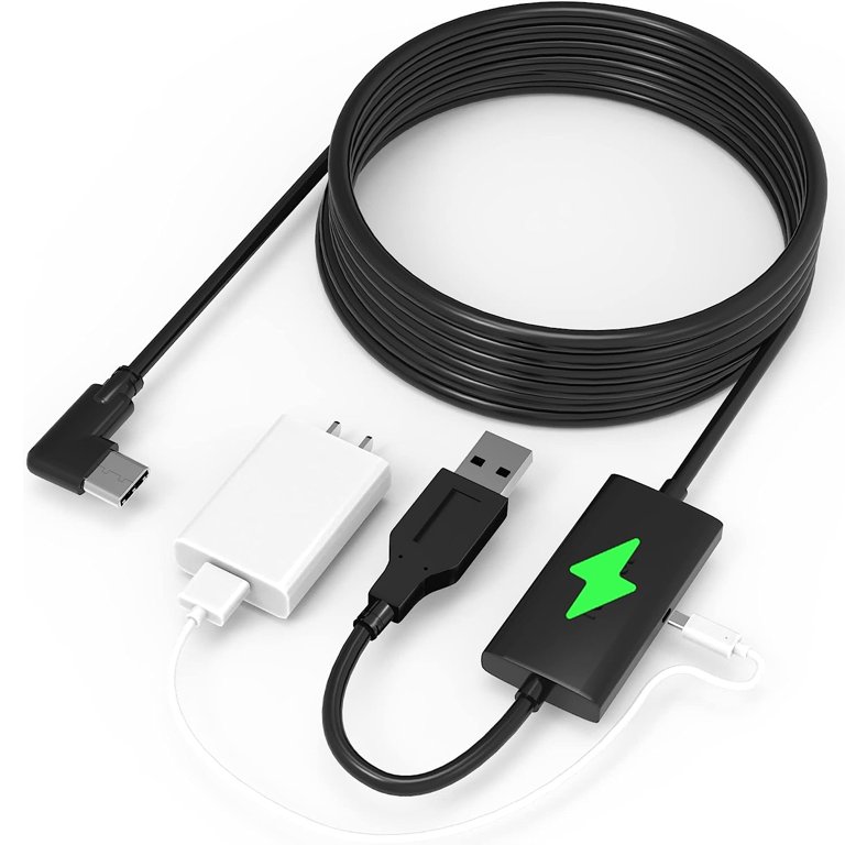 Syntech Cable de enlace de 16 pies compatible con Meta/Oculus Quest 3/Quest 3S, Pico 4/Ultra Syntech Cable de enlace de 16 pies compatible con Meta/Oculus Quest 3/Quest 3S, Pico 4/Ultra