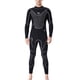 thumbnail image 1 of Advancent Trajes de neopreno Traje de buceo Pantalones de manga larga de secado rápido Protección solar de una pieza Mantener el calor para bucear Deportes acuáticos negro S Advancent OD003281-01, 1 of 6
