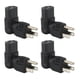 thumbnail image 2 of Convertidor 5-15P A IEC320 C13, 4 Piezas Adaptador De Enchufe De Alimentación De Extensión PDU De 90 Grados Enchufe Estándar De EE. UU. UU. De 3 Clavijas 125 V Para Adaptadores De, 2 of 7