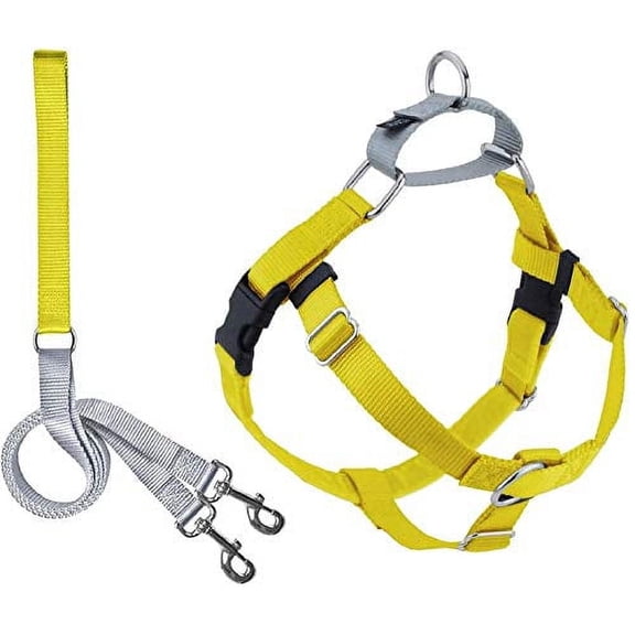 Yellow Freedom No-Pull Dog Harness