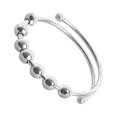 thumbnail image 1 of Anillo de ansiedad abierto Bling Bling Acero inoxidable ajustable, 1 of 10