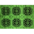 thumbnail image 1 of Ahgly Company Indoor Rectangle Oriental Green Industrial Area Rugs, 5' x 8', 1 of 4