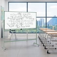 thumbnail image 2 of Costway 72" x 36" Double-Sided Magnetic Whiteboard with Stand and Aluminum Alloy Frame Green, 2 of 10