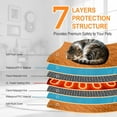 thumbnail image 5 of Pet Heating Pad for Cats & Dogs Indoor Outdoor, Warming Cat Heating Pad with Chew Resistant Cord, Adjustable Temperature & Time, Heated Cat Bed Mat Waterproof for Cats Small Dogs, 17.7'' × 17.7'', 5 of 13