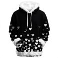 thumbnail image 4 of Kaondbfi Valentine's Day Women's Heart Sweatshirt Lover Heart Hoodie Surprise Gifts for Your Beloved, 4 of 5
