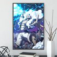thumbnail image 3 of Póster autoadhesivo de One Piece Luffy Gear 5, papel tapiz de dibujos animados, decoración del hogar, pintura de Zoro, arte de pared de anime, sangre caliente clásica, 3 of 5
