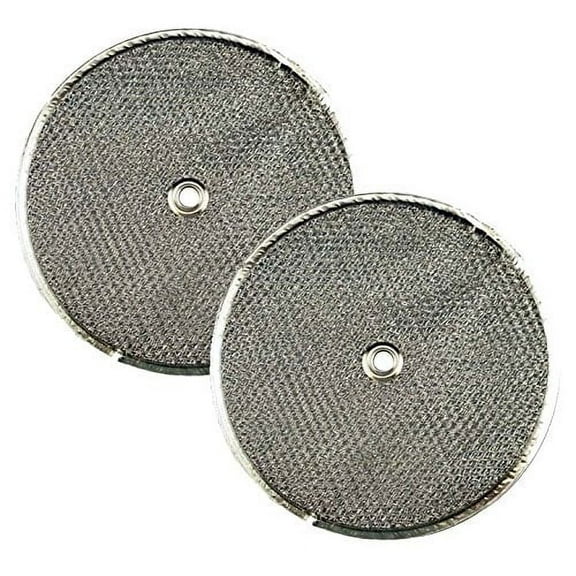 Air Filter Factory 9-1/2 Inches Round x 3/32 With Center Hole Range Hood 12-Layer Aluminum Grease Filters 2-Pack