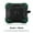 green+black, variant on Dteck TPU Full-Body Protective Case Cover with Carabiner Armor Series Case for Apple Airpods 3 Shockproof AirPods Pro Wireless Charging Case Front Led Visible, green+black