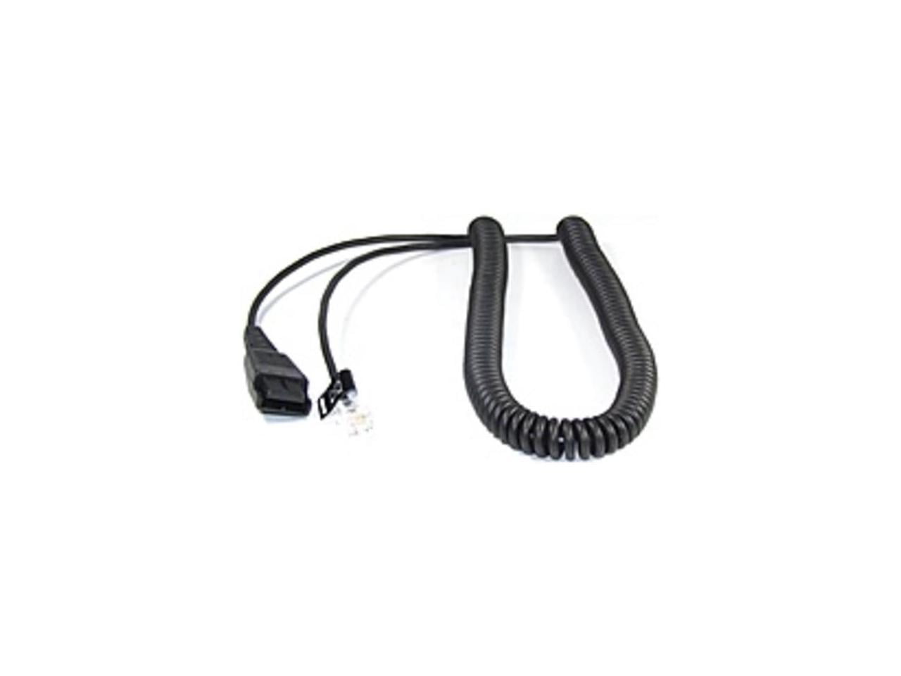 2 METER 8800-01-37 NEW JABRA QUICK DISCONNECT TO MODULAR COILED BOTTOM CORD 