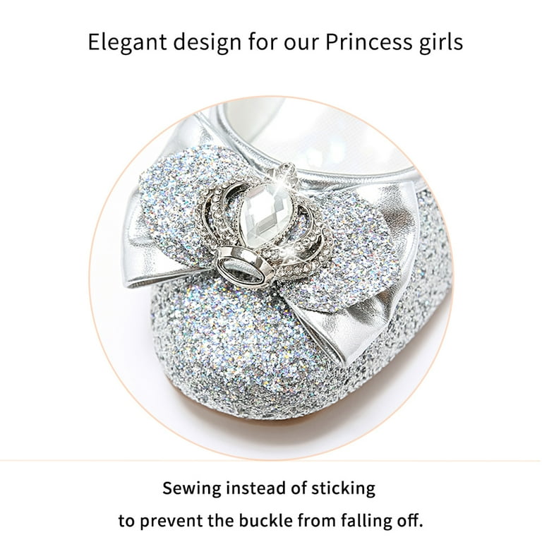 Stelle Girls Mary Jane Glitter Shoes Low Heel Princess Dress Shoes,Toddler Little Girls Crown Flower Girl Wedding Party Dress Pump Shoes,Sliver - Walmart.com Stelle Girls Mary Jane Glitter Shoes Low Heel Princess Dress Shoes,Toddler Little Girls Crown Flower Girl Wedding Party Dress Pump Shoes,Sliver - Walmart.com