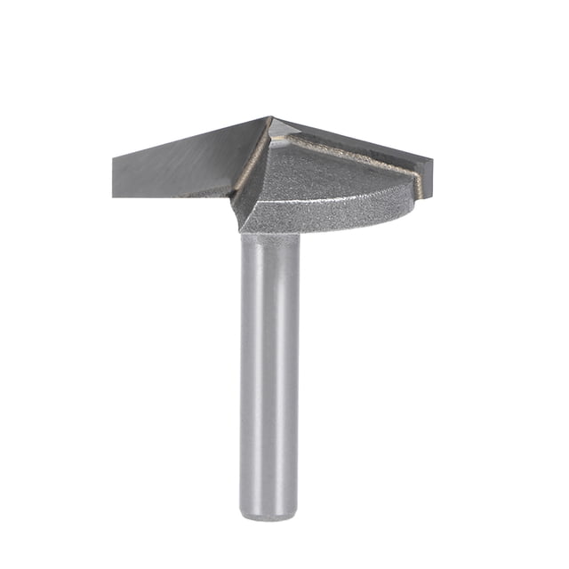 Fresa de router Unique Bargains con vástago de 6 mm, diámetro de 32 mm, fresadora de extremo V-Groove de 150 grados de acero de tungsteno para grabado en madera CNC