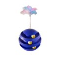 thumbnail image 3 of Juguete de gato Ball Toy Wobbling Tumbler Toy Cat Chasing Toy para gatito de gato pequeño Azul oscuro, 3 of 8