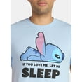 thumbnail image 4 of Stitch Men's and Big Men's Graphic Tee with Short Sleeves, Sizes S-3XL, 4 of 5