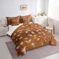 thumbnail image 3 of Homewish Deer Print Twin Bedding Sets 7-Piece for Teens Boys Girls,Jungle Animal Bedding Comforter Set Microfiber,Brown White Breathable Sheet Sets,Breathable Home Decor,Reversible, 3 of 8