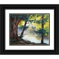 thumbnail image 1 of Gercken, Graham 18x15 Black Ornate Wood Framed with Double Matting Museum Art Print Titled - Tumut River NSW, 1 of 4