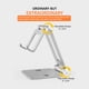 thumbnail image 5 of Desk Thole Phone Dock Soporte Dual Aleación Aluminio Plegable, 5 of 9