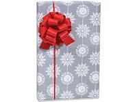 snowflake wrapping paper