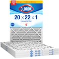 thumbnail image 1 of Filtro de aire HVAC Clorox 51 x 56 x 3 cm MERV 11 plisado, paquete de 4, 1 of 7