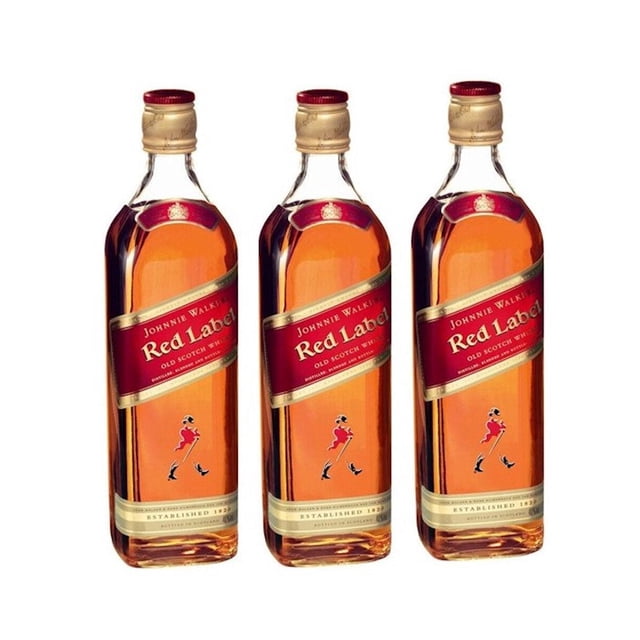 Paquete 3 Whisky Johnnie Walker Red Label 375 ml Johnnie Walker Red Label